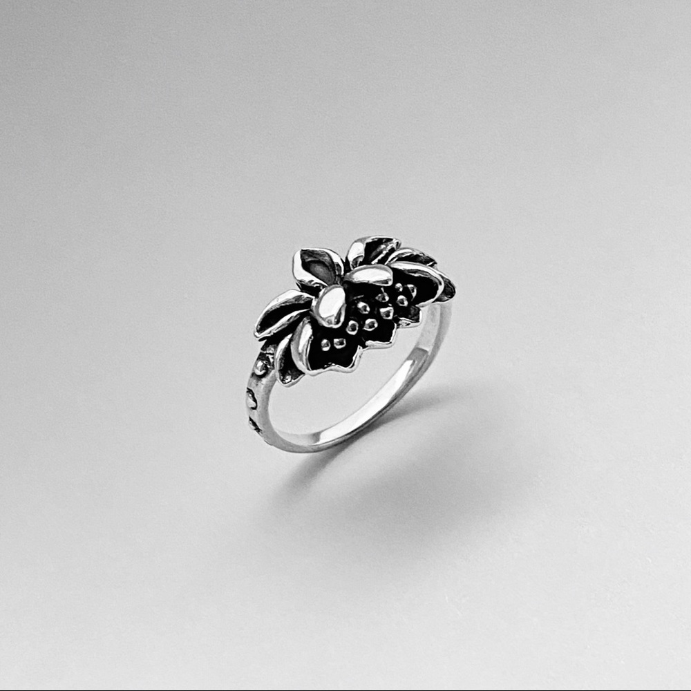 Sterling Silver Blooming Lotus Ring, Flower Rings, Silver Ring, Spirit Jewelry - Picture 8 of 10